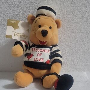 Disney Winnie the Pooh in Black and White Prisoner Outfit